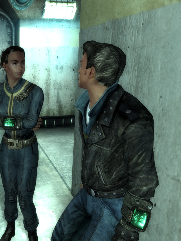 Fallout 3 Black Biker Jacket