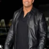Faster Dwayne Johnson Black Jacket