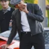 Fine China Chris Brown Black Leather Jacket
