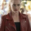 Freaky Millie Kessler Red Leather Jacket