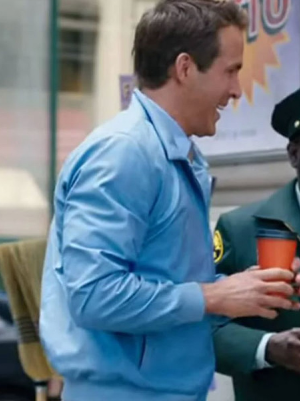 Free Guy Blue Bomber Jacket