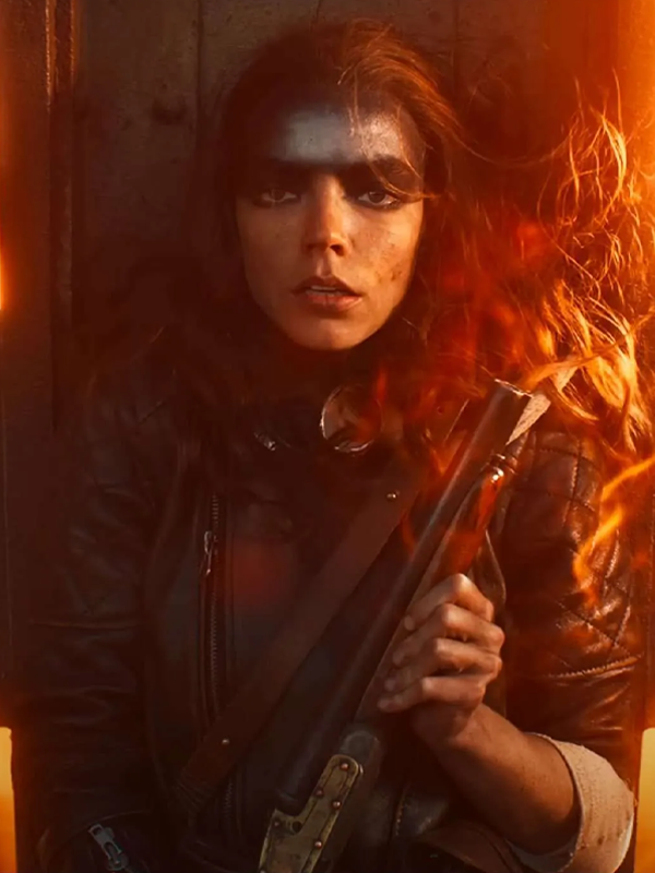 Furiosa A Mad Max Saga Anya Taylor Joy Brown Biker Jacket