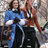 Gossip Girl Blake Lively Brown Leather Jacket