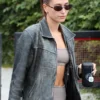 Hailey Bieber Black Jacket