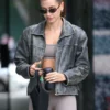 Hailey Bieber Black Jacket