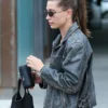 Hailey Bieber Leather Jacket
