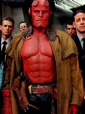 Hellboy David Harbour Brown Leather Coat