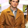 Henry Cavill Brown Leather Jacket
