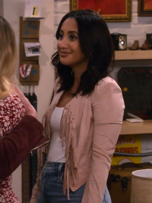 How I Met Your Father Pink Fringe Jacket