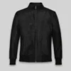 Hugh Jackman Black Bomber Jacket