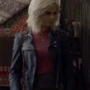 I Zombie Rose McIver Blue Biker Jacket