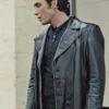 In Time Cillian Murphy Black Leather Coat