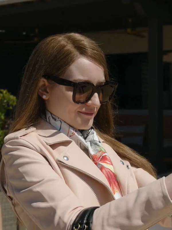 Inventing Anna Pink Leather Jacket