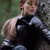 Jennifer Garner Black Leather Jacket