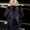 Jimin Singer Black Leather Jacket