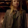 Jodie Comer Gray Biker Jacket