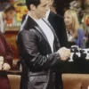 Joey Tribbiani Black Leather Jacket