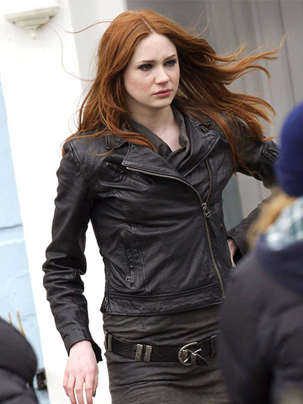 Karen Gillan Black Jacket