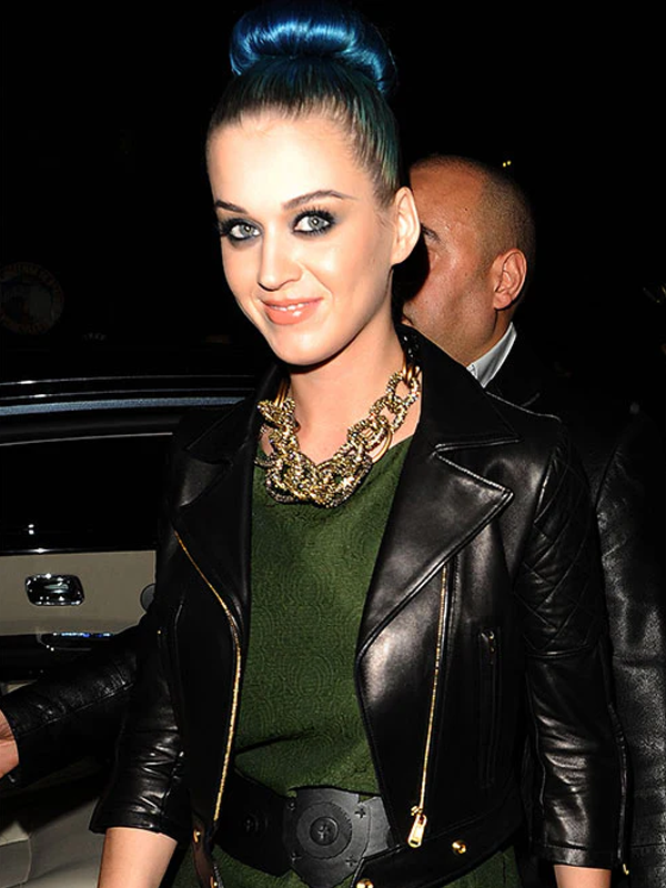 Katy Perry Black Biker Jacket