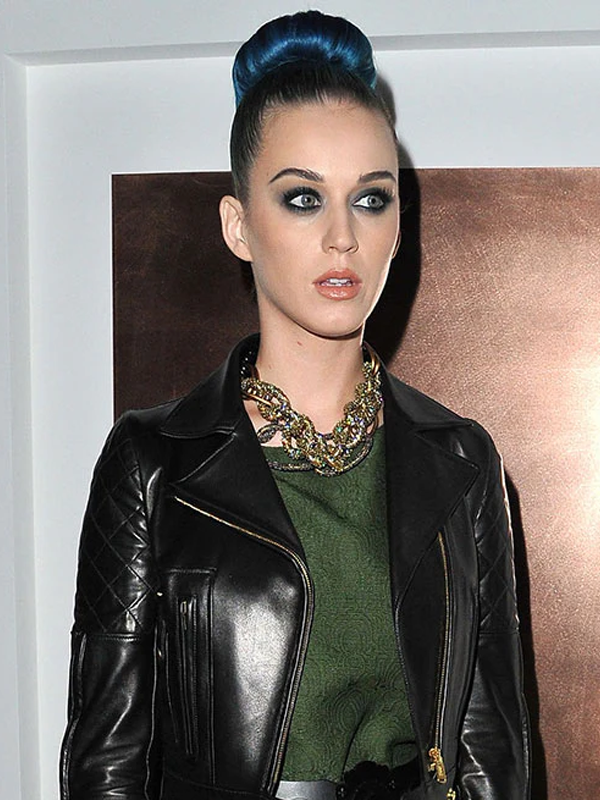 Katy Perry Leather Biker Jacket