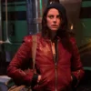 Kaya Scodelario Red Jacket