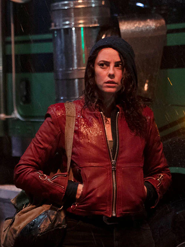Kaya Scodelario Red Jacket