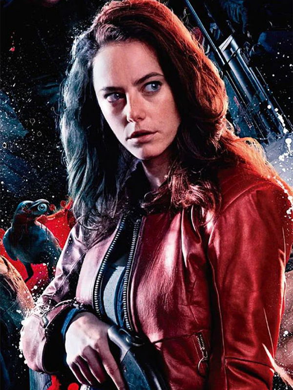 Kaya Scodelario Red Jacket