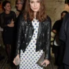 Keira Knightley Black Biker Jacket