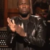 Kevin Hart Black Leather Jacket