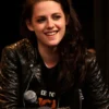Kristen Stewart Black Leather Biker Jacket