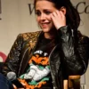 Kristen Stewart Black Leather Jacket
