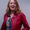 La La Land Mia Dolan Red Leather Jacket
