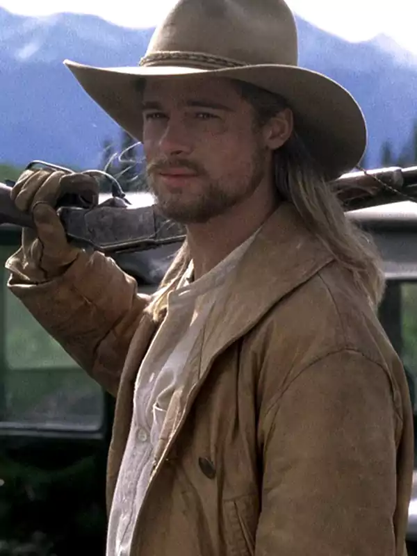 Legends of the Fall Brad Pitt Brown Leather Jacket