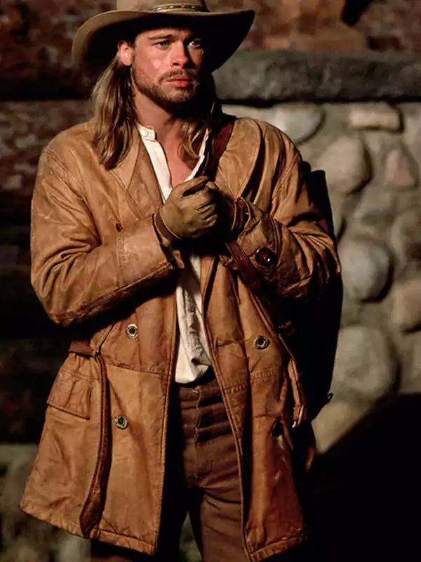 Legends of the Fall Brad Pitt Leather Brown Jacket