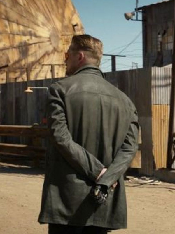 Logan Donald Pierce Leather Coat