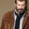Logan Wolverine Brown Leather Jacket