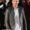 London Fashion Week David Beckham Black Jacket