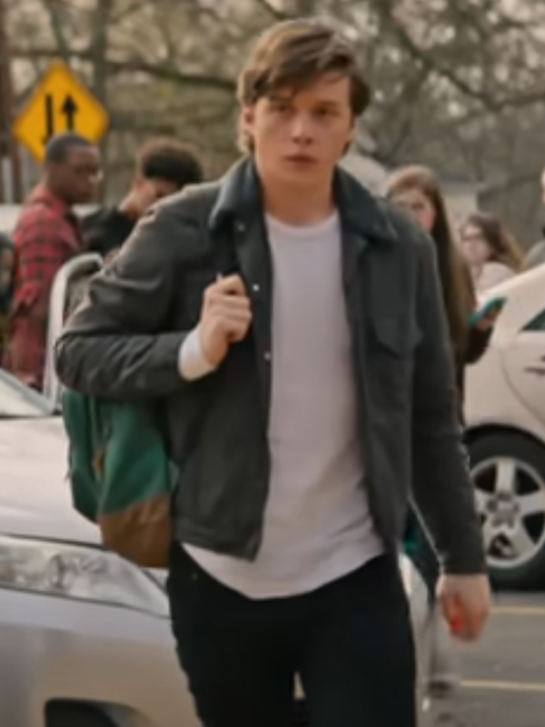Love Simon Nick Robinson Black Jacket