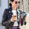 Lucy Hale Black Biker Jacket