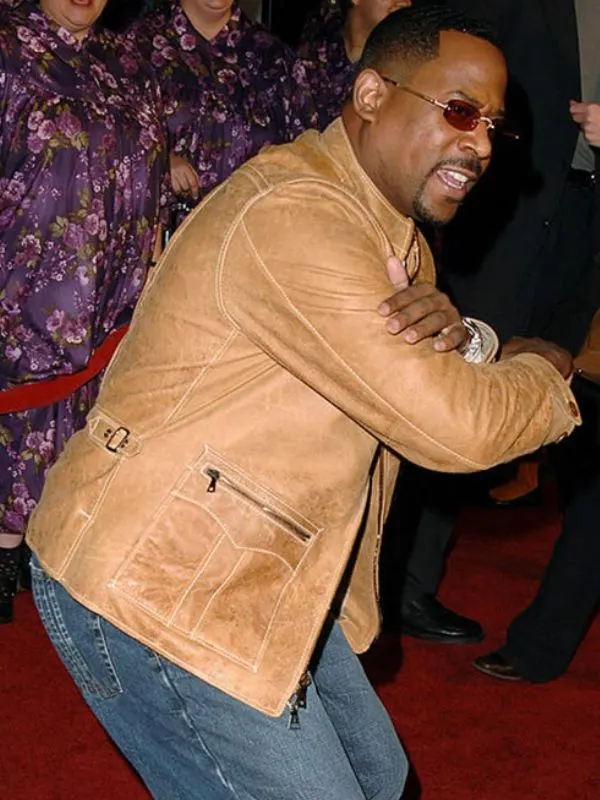 Malcolm Beige Leather Jacket