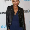 Meagan Good Black Leather Jacket