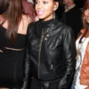Meagan Good Leather Black Jacket