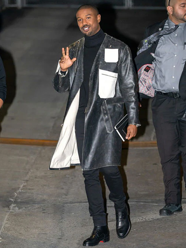 Michael B. Jordan Black Coat