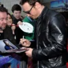 Michael Fassbender Black Leather Jacket