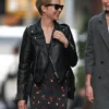 Michelle Williams Black Leather Biker Jacket