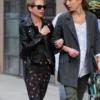 Michelle Williams Black Leather Jacket