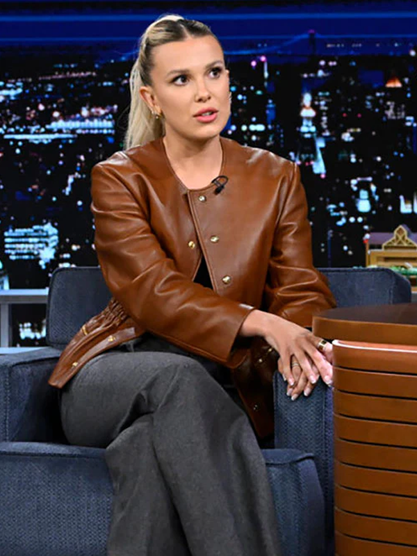 Millie Bobby Brown Leather Jacket