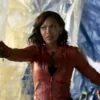 Minority Report Meagan Good Red Leather Jacket
