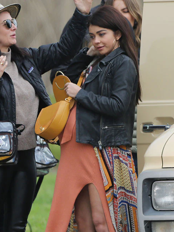 Modern Family Sarah Hyland Black Biker Jacket