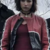 Money Heist Tokyo Red Biker Jacket